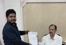 सिरोंचा तालुक्यातील कृषी उत्पन्न बाजार समिती येथील पदभरती पारदर्शकपणे पार पाडावी -सिरोंचा तालुका कांग्रेस अध्यक्ष सतीश जवाजी यांनी जिल्हाअधिकारी यांना दिली निवेदन.